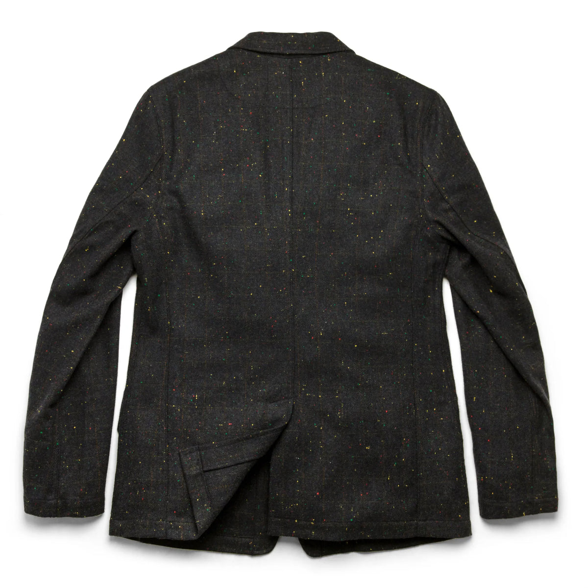 The Gibson Jacket in Navy Windowpane Donegal