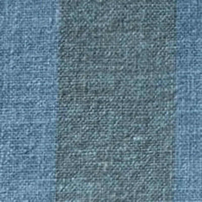 The Short Sleeve California in Blue Stone Stripe Hemp