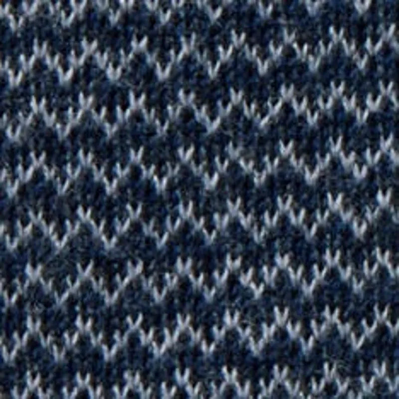 The Newton Sweater Polo in Navy Birdseye Merino
