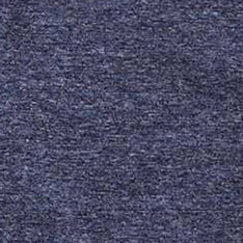 The Merino Henley in Heather Navy