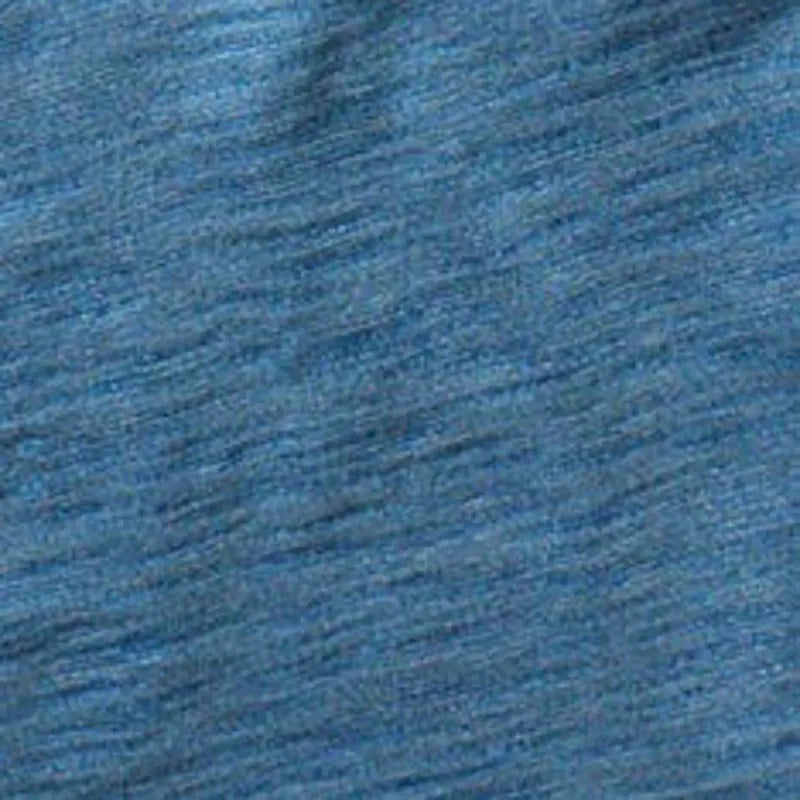 The Organic Cotton Henley in Washed Indigo
