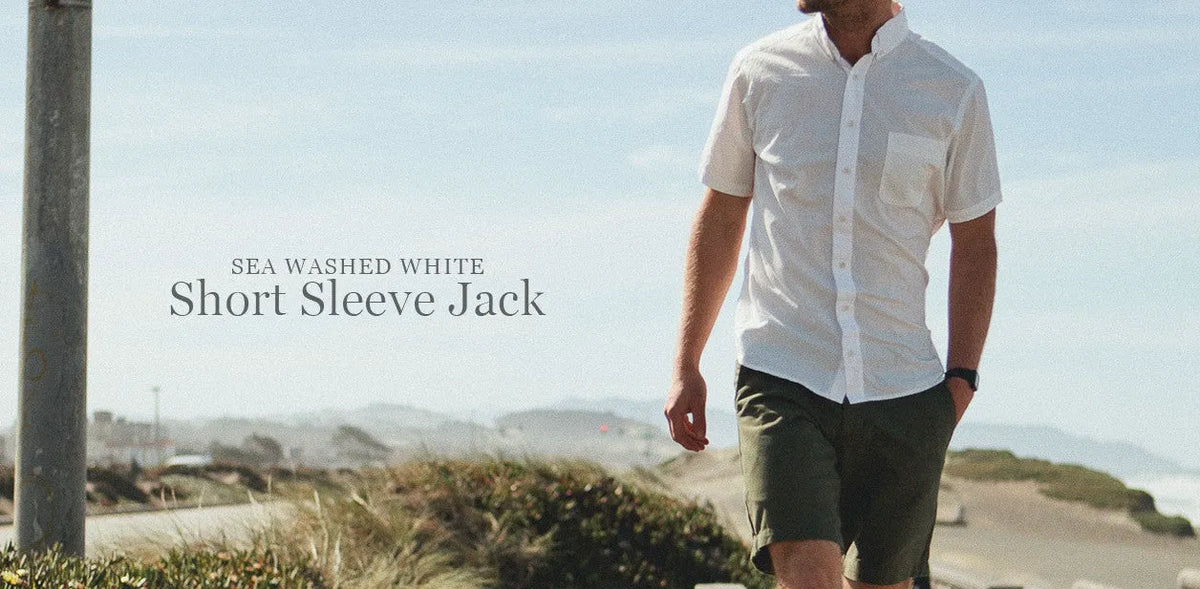 The Short Sleeve Jack in White