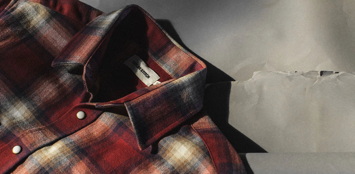 The Glacier Shirt in Red Plaid