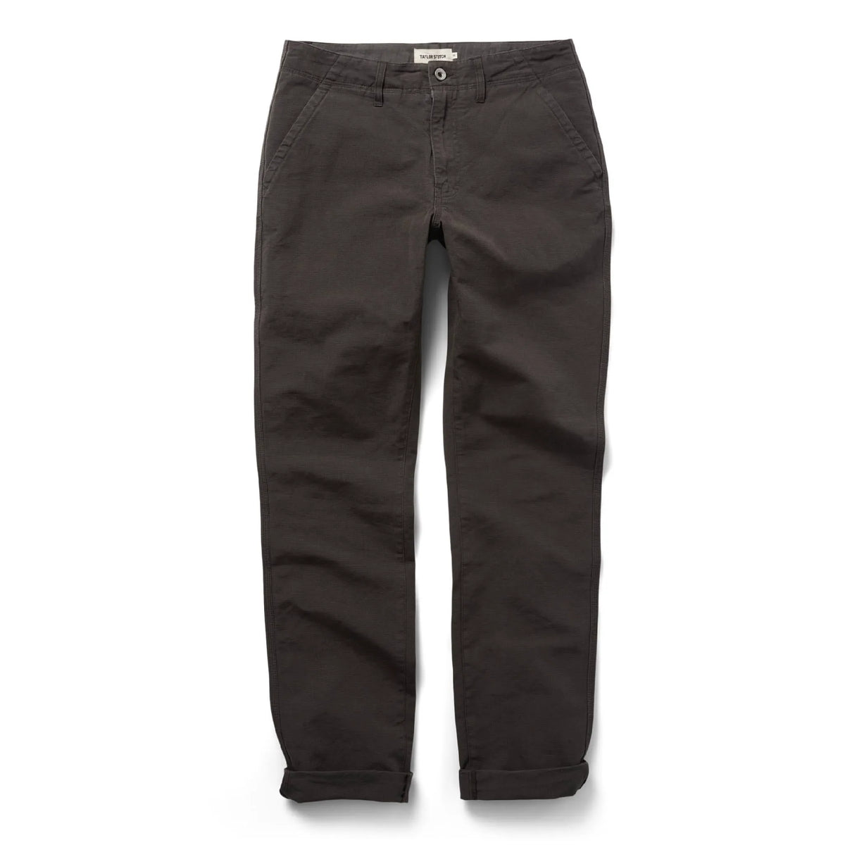 The Morse Pant in Dark Charcoal Slub