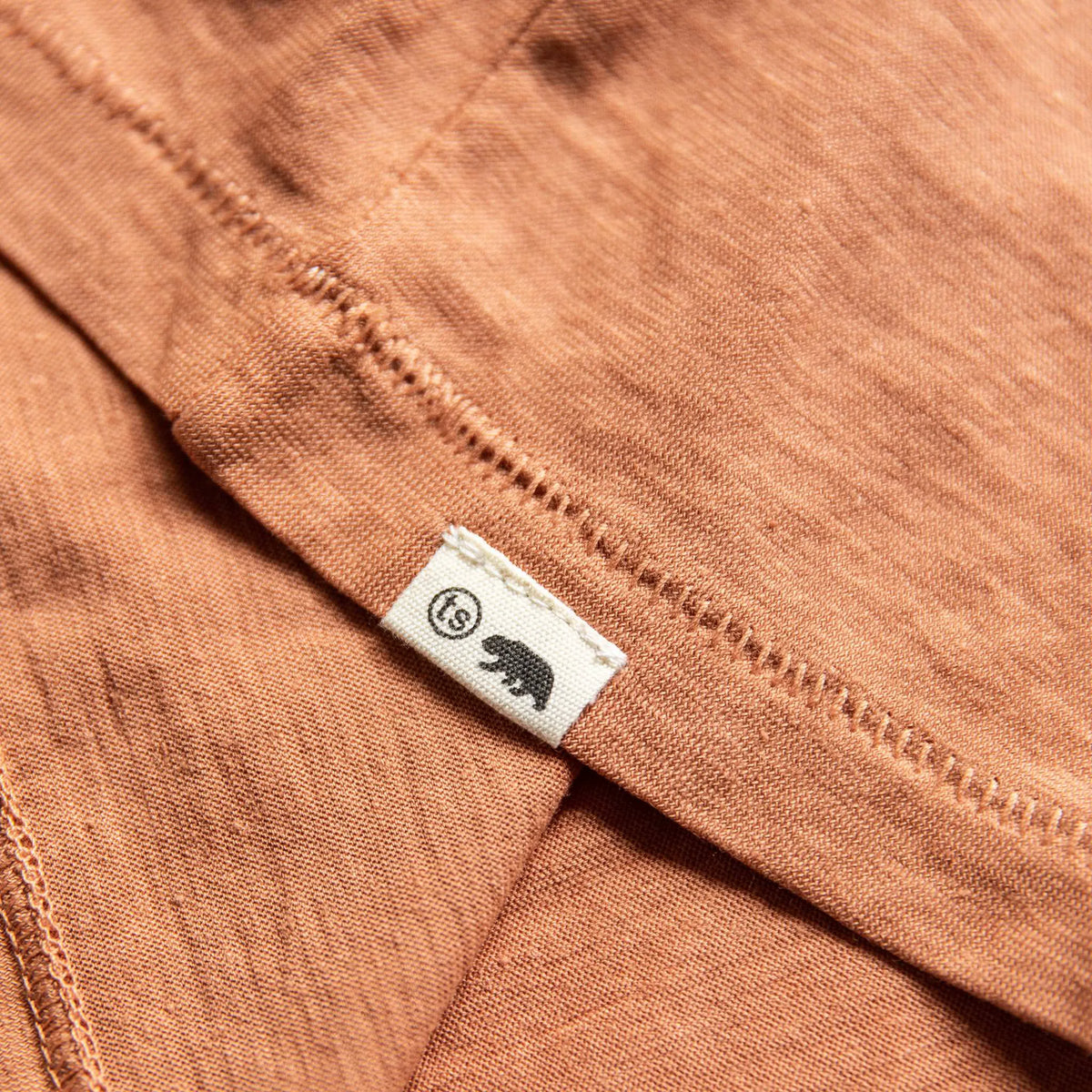 The Cotton Hemp Tee in Sunburn