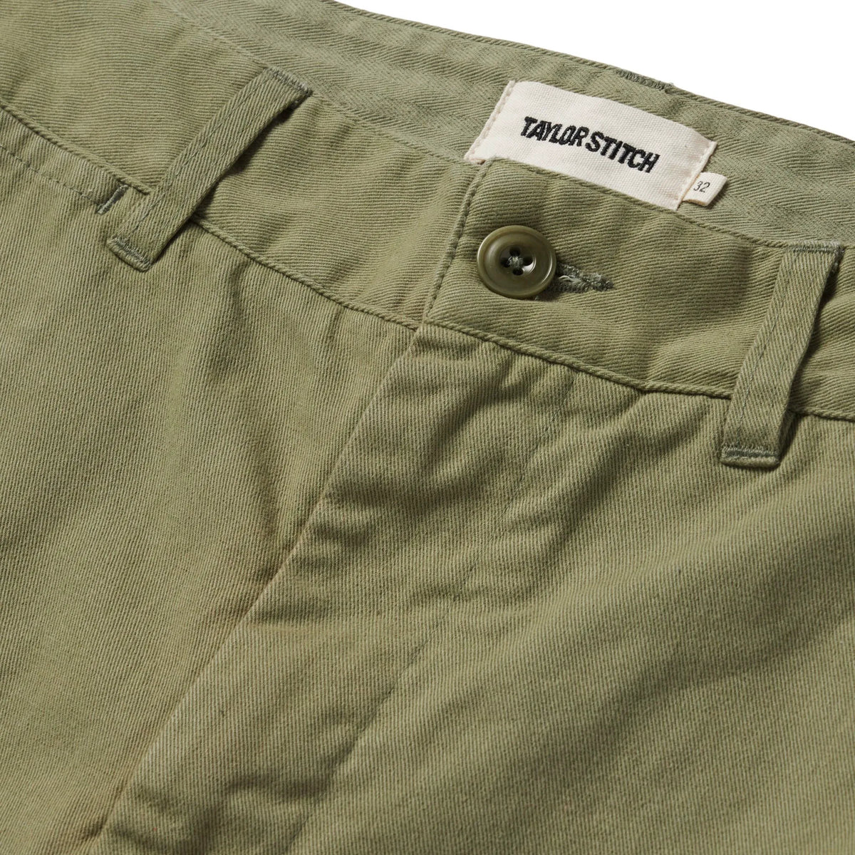 The Foundation Short in Olive Twill