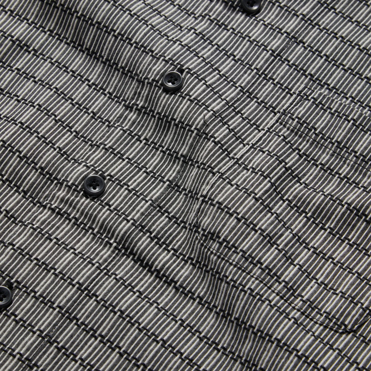 The Short Sleeve Hawthorne in Navy Stripe