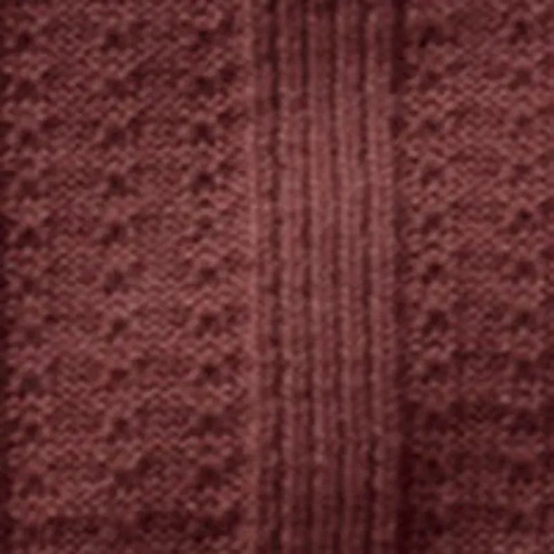 The Button Down Polo in Dried Cherry Stripe