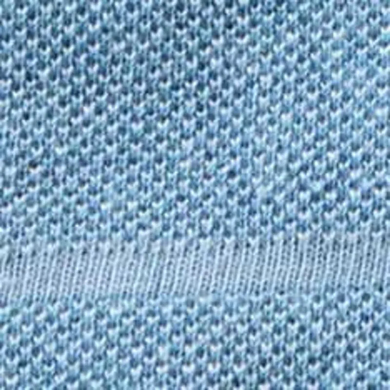 The Pacific Polo in Washed Indigo Pique Stripe