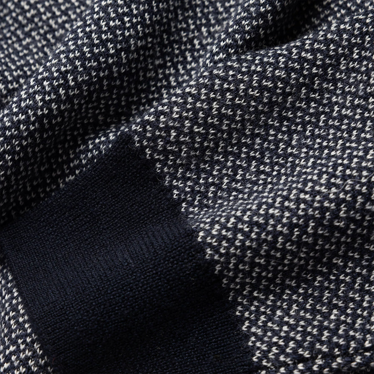 The Everett Sweater in Navy Birdseye