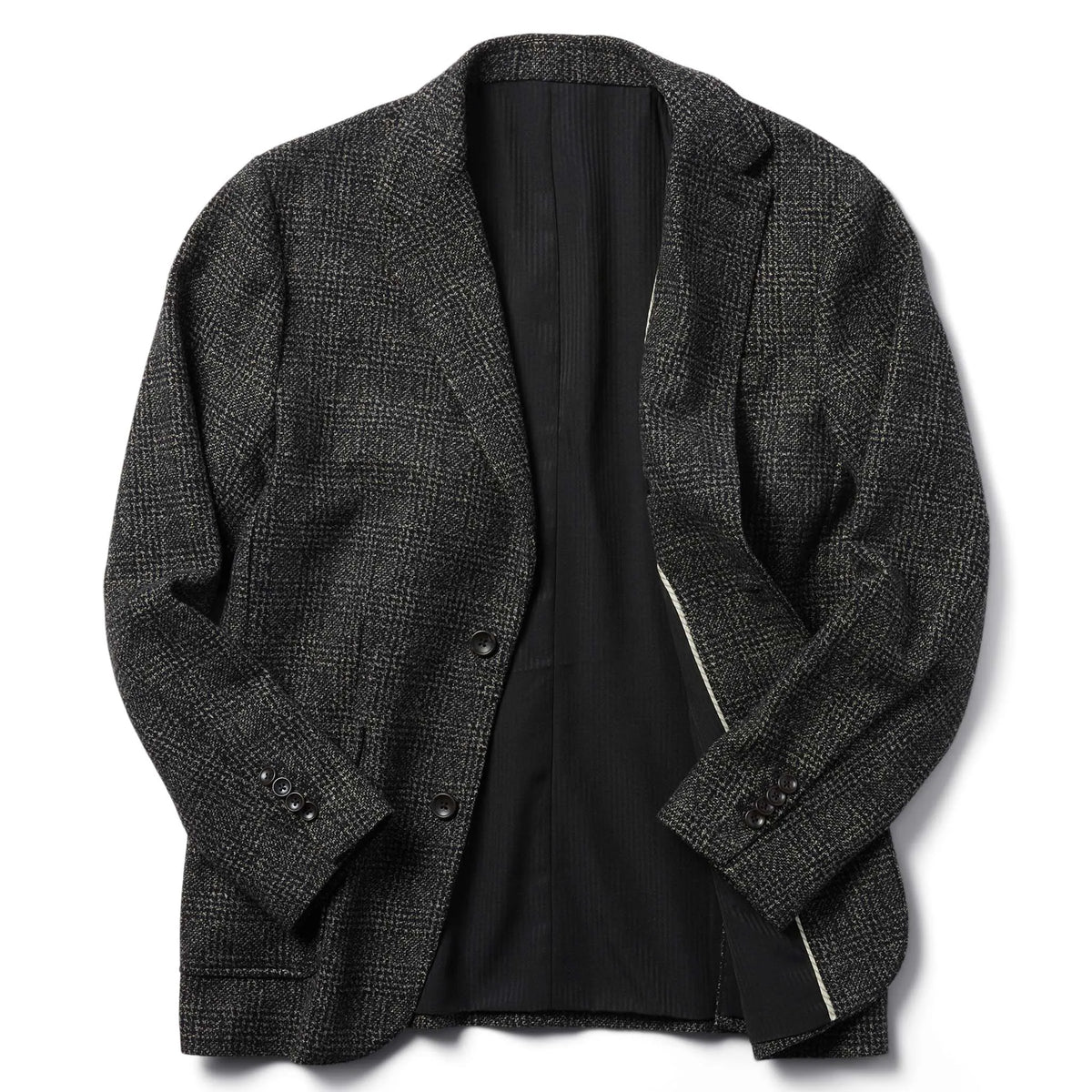 The Sheffield Sportcoat in Coal Slub Check