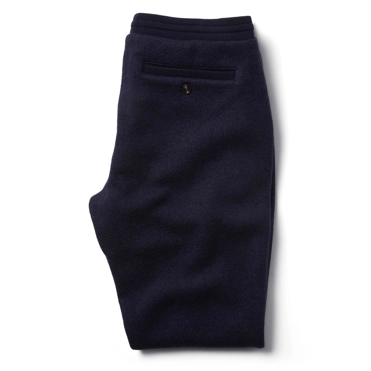 The Weekend Pant in Navy Boiled Wool