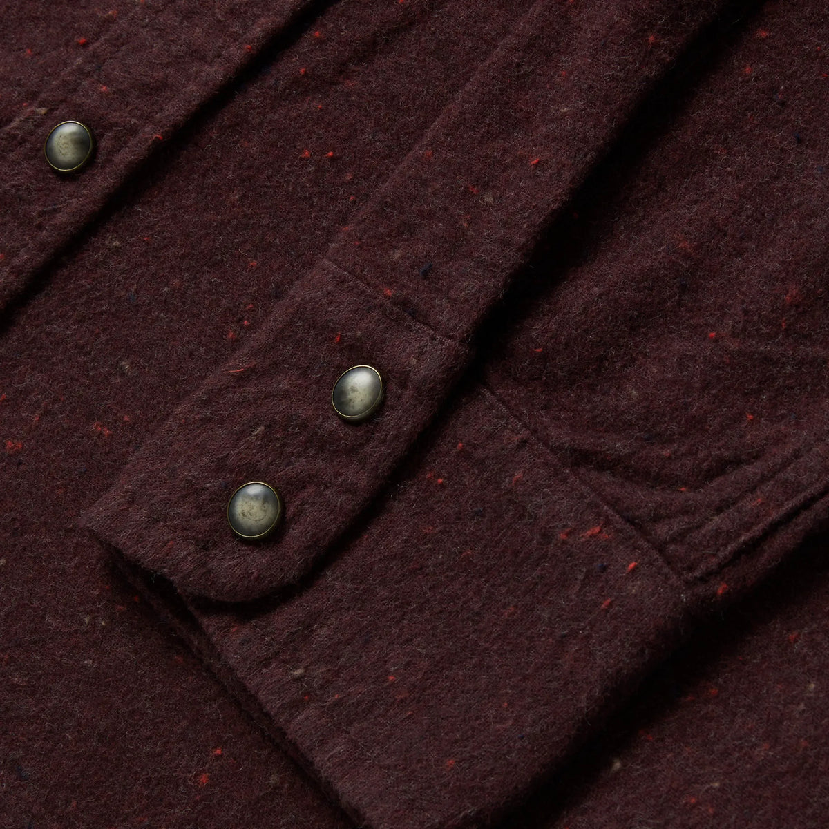 The Western Shirt in Nutmeg Donegal