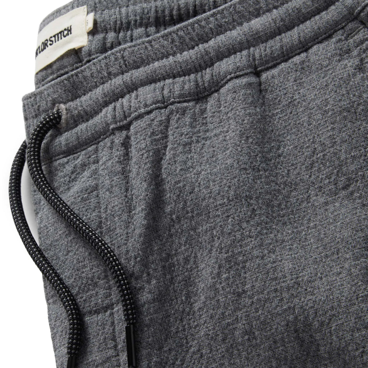 The Apres Pant in Heather Grey Double Cloth