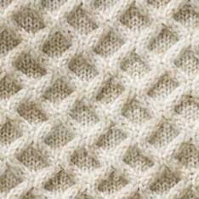 The Orr Sweater in Marled Oat Merino