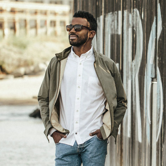 The Jack in Washed White Poplin