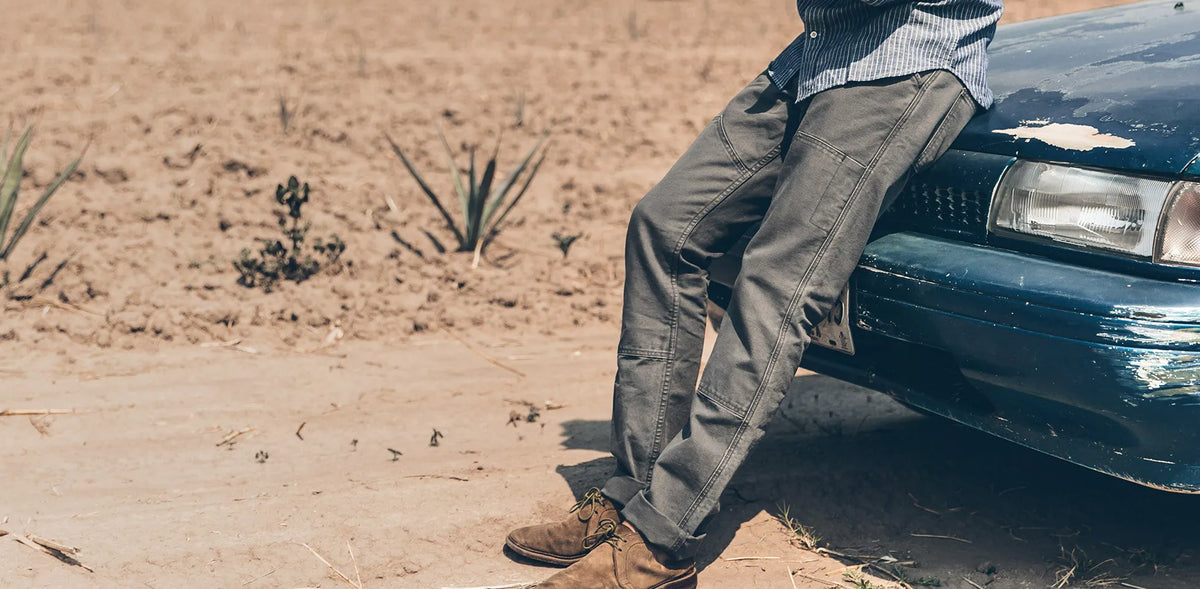 The Chore Pant in Washed Gravel