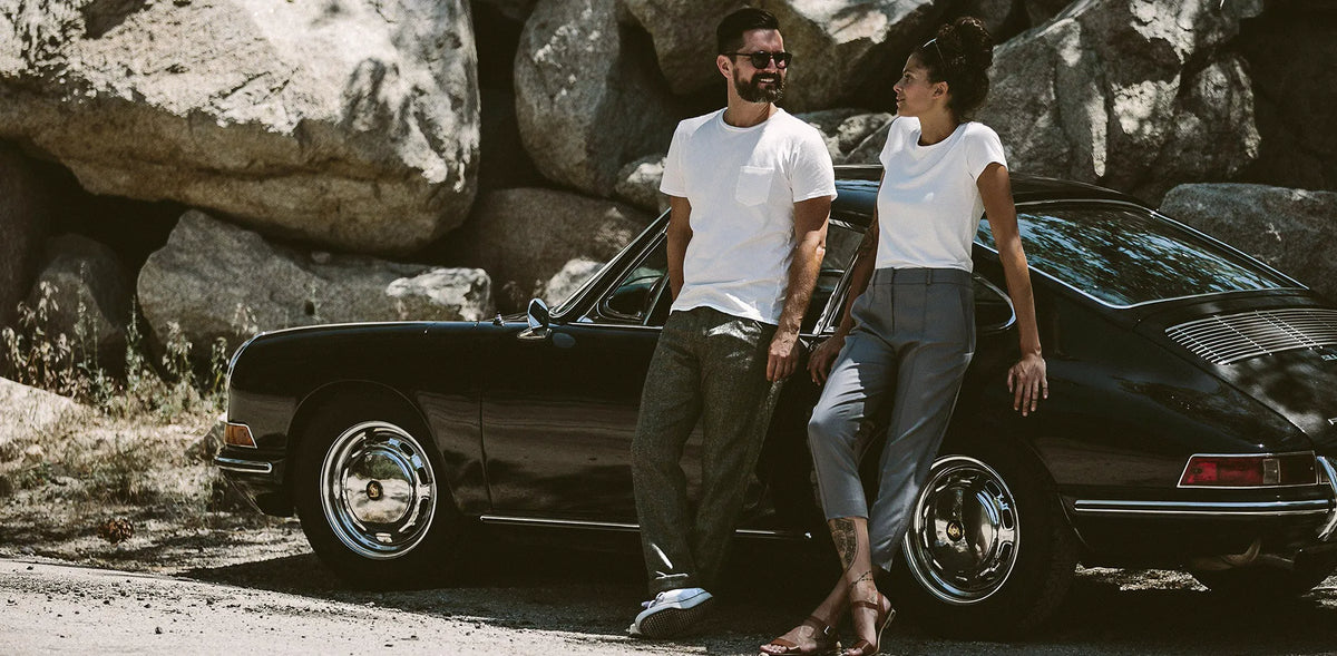 The Camp Pant in Charcoal Donegal