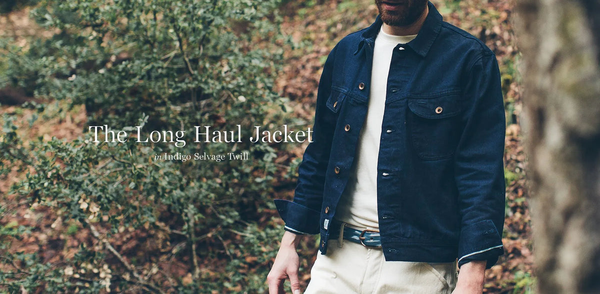 The Long Haul Jacket in Indigo Selvage Twill
