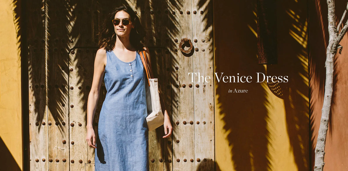 The Venice Dress in Azure