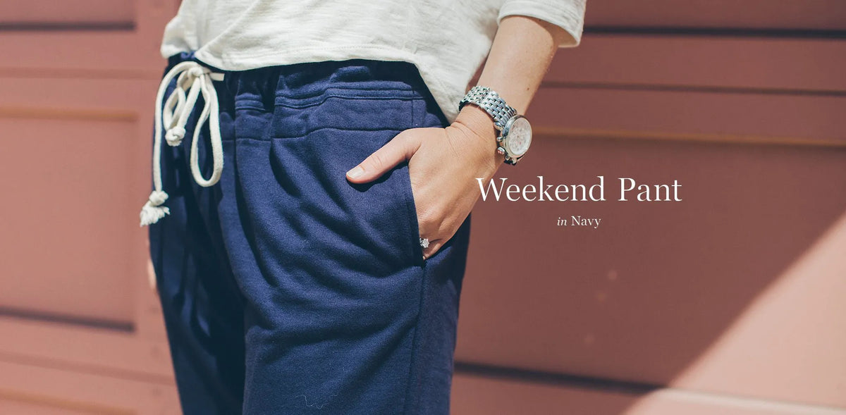The Weekend Pant in Navy