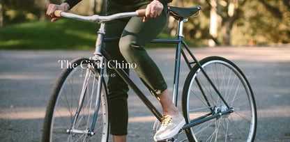 The Civic Chino in Olive Merino 4S
