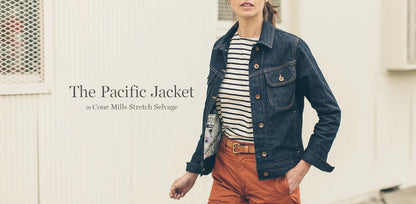 The Pacific Jacket in Cone Mills Stretch Selvage