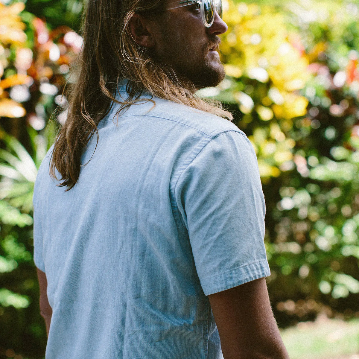 The Bandit in Navy Japanese Micro Stripe