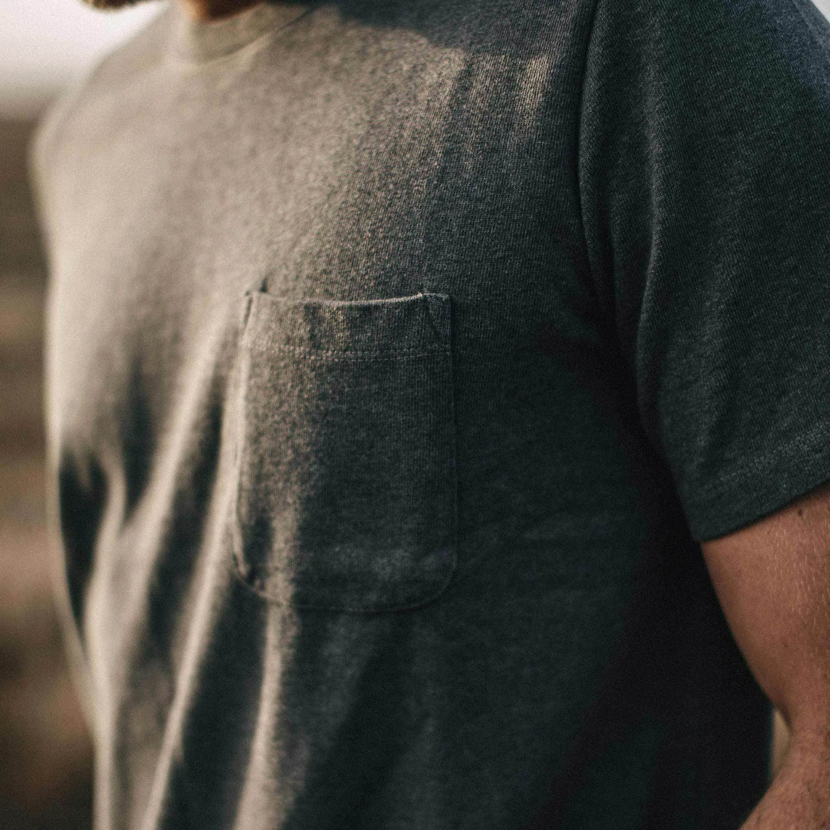The Heavy Bag Tee in Heather Grey