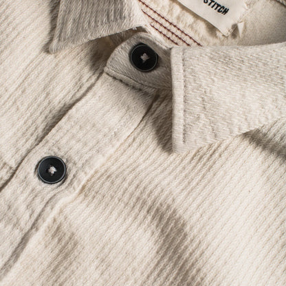 The Utility Shirt in Cone Mills Corded Natural
