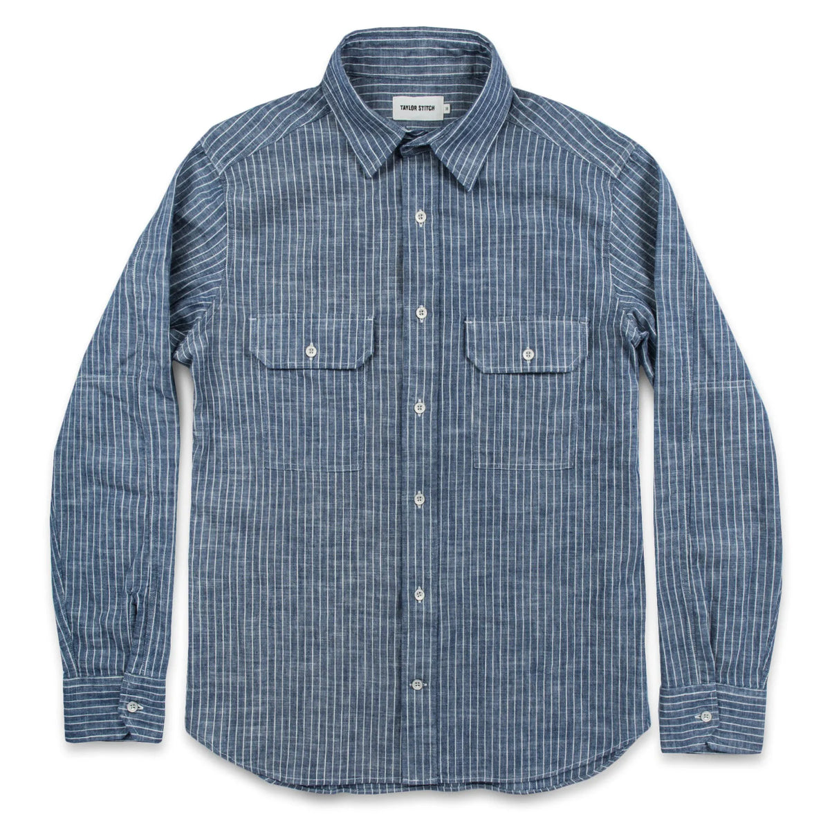 The Chore Shirt in Indigo Striped Chambray