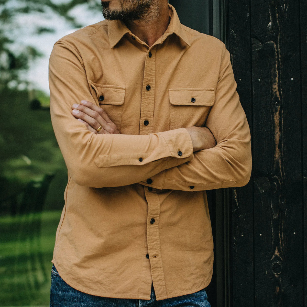 The Yosemite Shirt in Tan