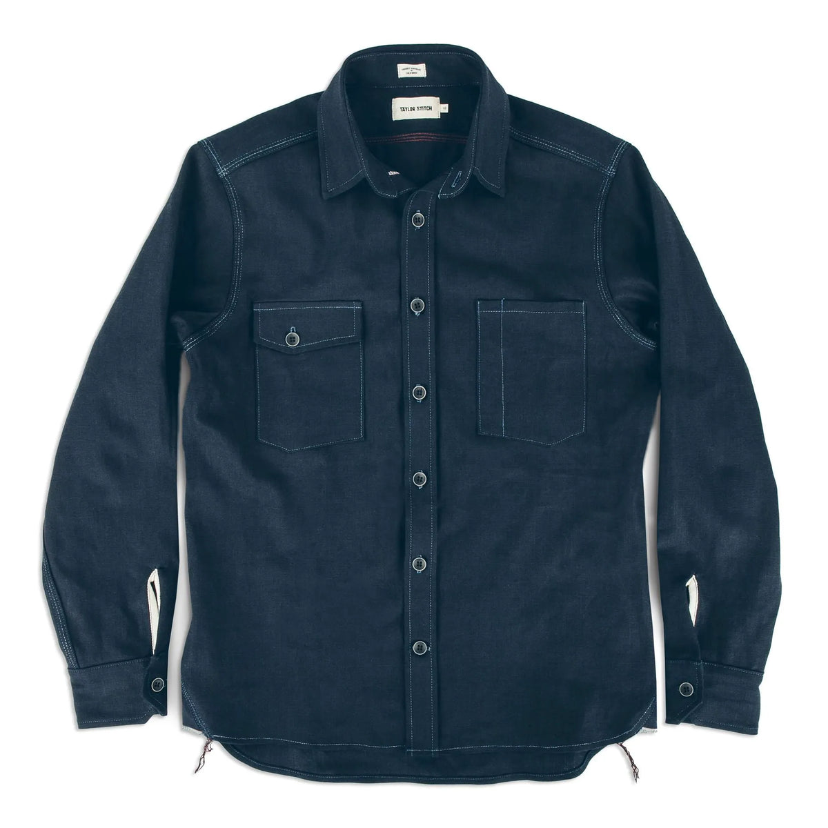 The Utility Shirt in Cone Mills Indigo Selvage Canvas