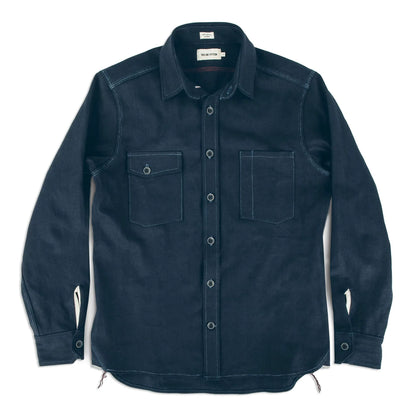 The Utility Shirt in Cone Mills Indigo Selvage Canvas