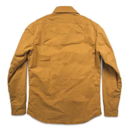 The Chore Jacket in Mustard Dry Wax Canvas