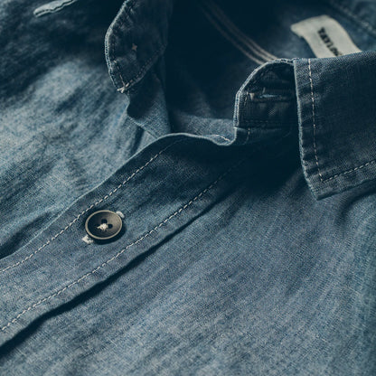The Utility Shirt in Sea Washed Chambray