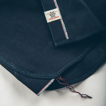The Utility Shirt in Cone Mills Indigo Selvage Canvas