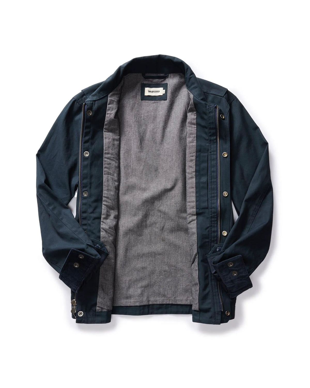 The Pathfinder Jacket in Dark Navy Dry Wax