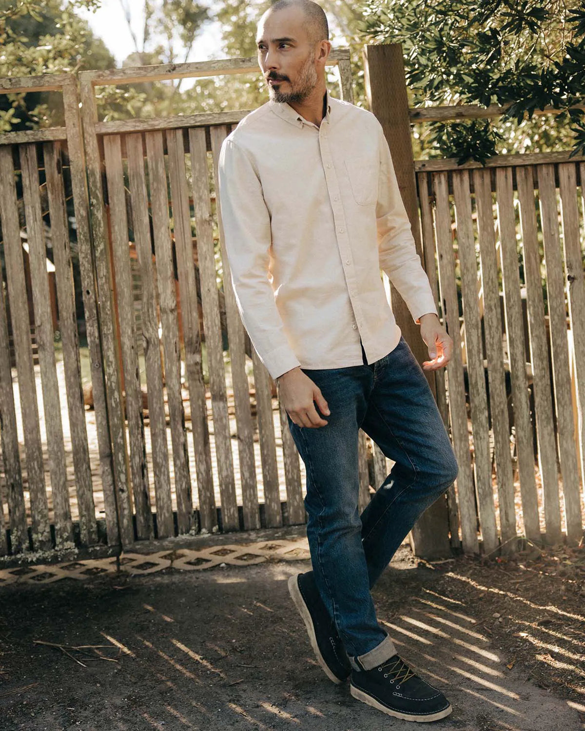 The Jack in Heather Oat Pincord