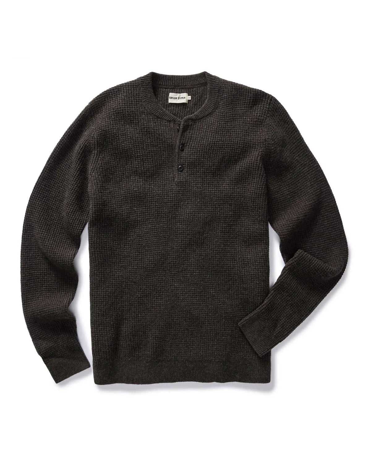 The Sidecountry Sweater in Heather Coffee Merino Waffle