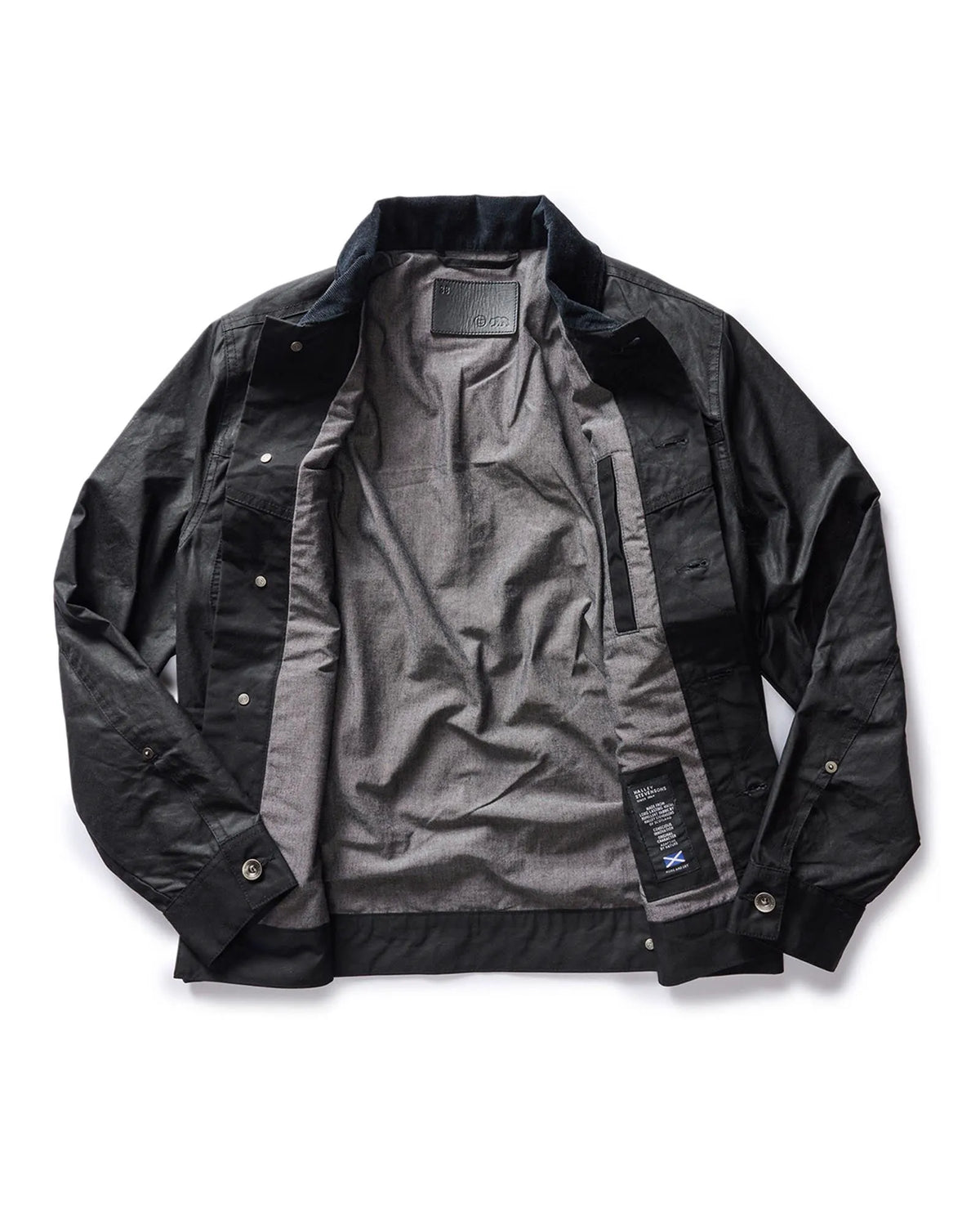 The Long Haul Jacket in Coal Waxed Canvas