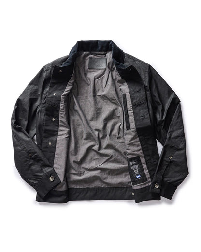 The Long Haul Jacket in Coal Waxed Canvas