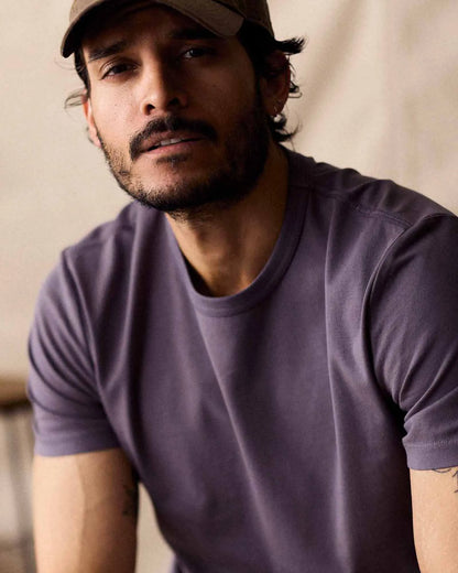 The Organic Cotton Tee in Dried Plum
