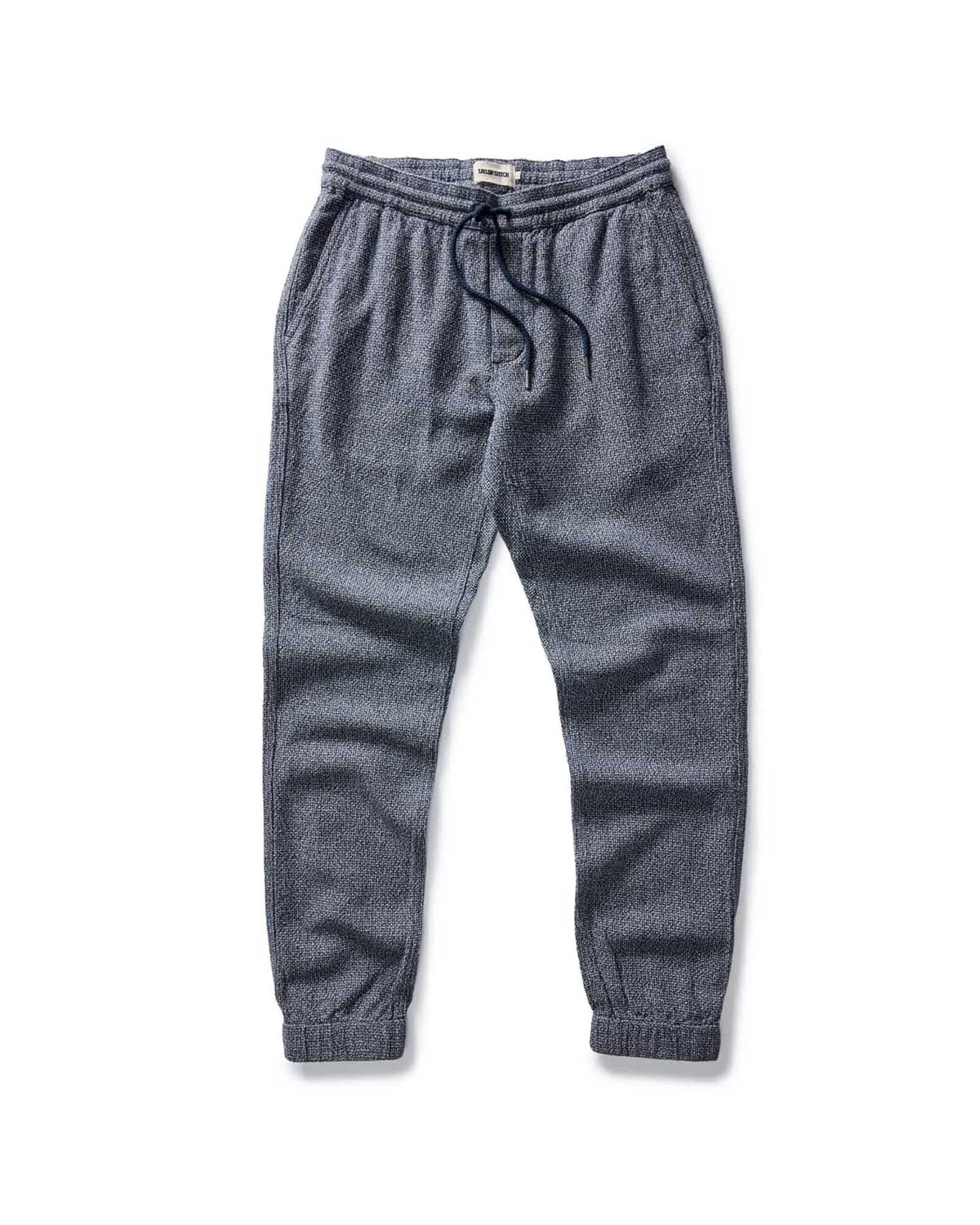 The Apres Pant in Navy Linen Tweed