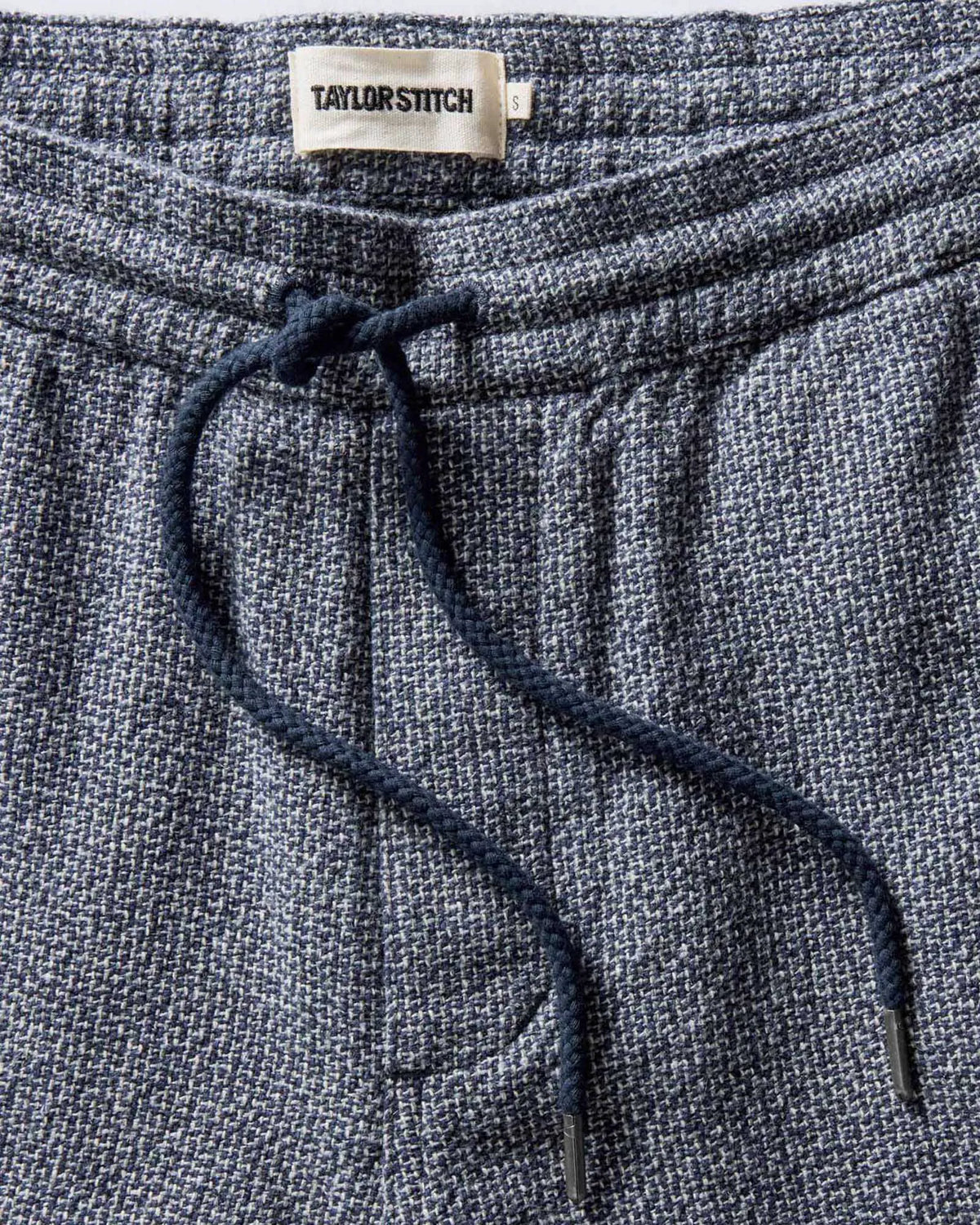 The Apres Pant in Navy Linen Tweed