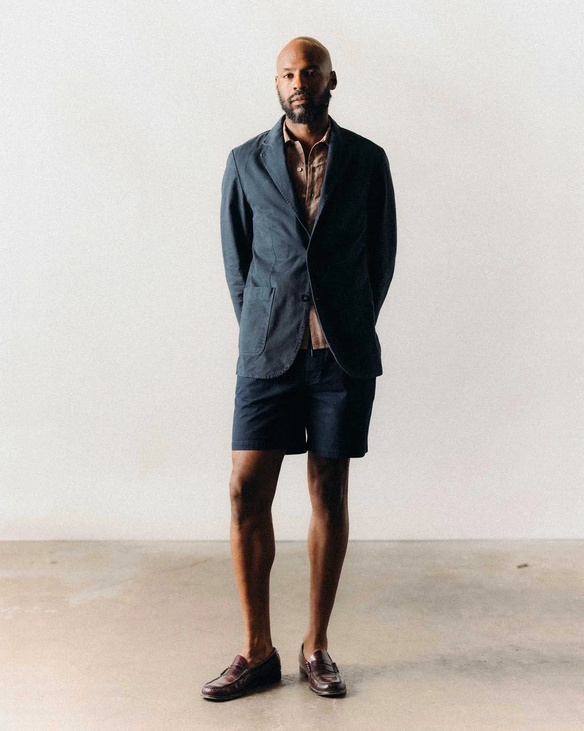 The Foundation Sportcoat in Organic Navy Twill