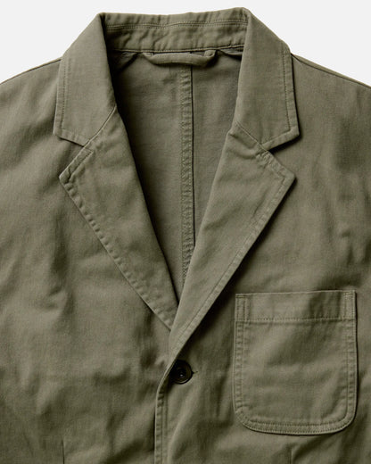 The Foundation Sportcoat in Organic Smoked Olive Twill