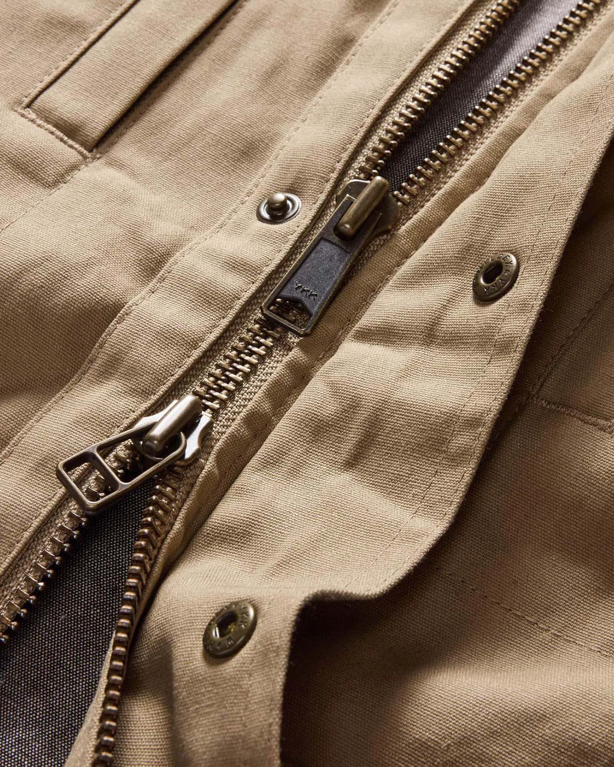 The Pathfinder Jacket in Khaki Dry Wax
