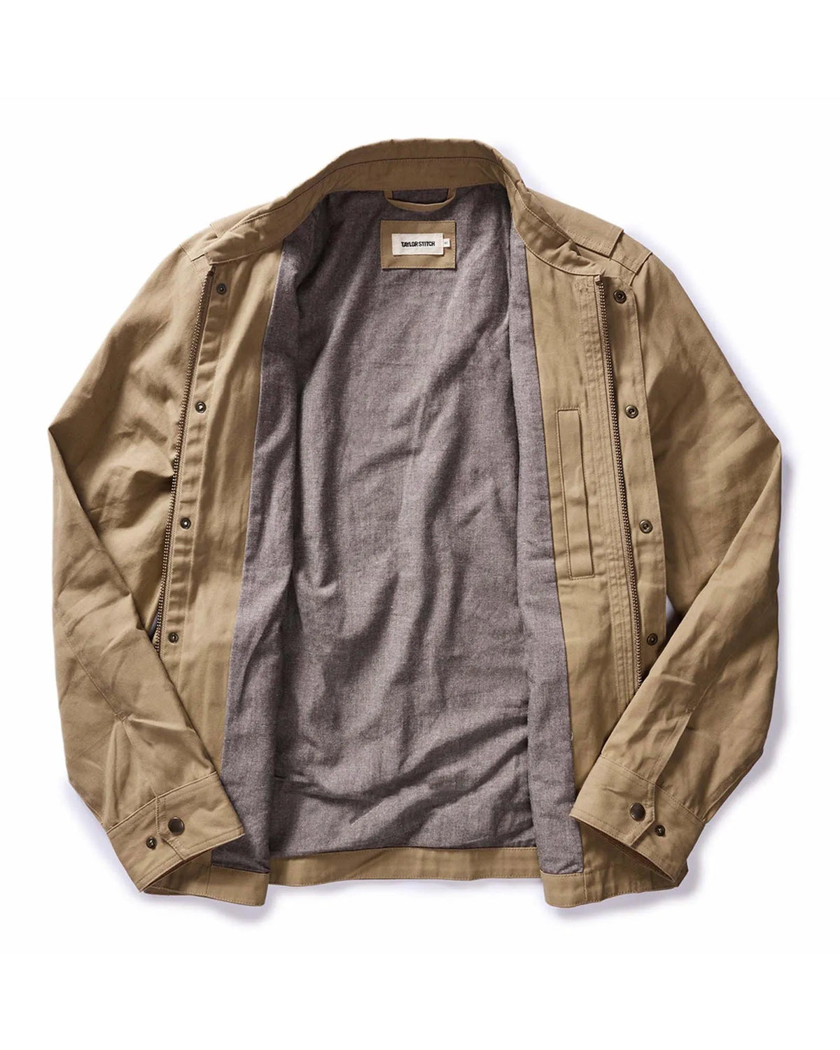 The Pathfinder Jacket in Khaki Dry Wax