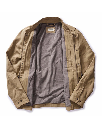 The Pathfinder Jacket in Khaki Dry Wax